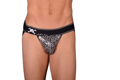 Large skull bones jockstrap - skull,